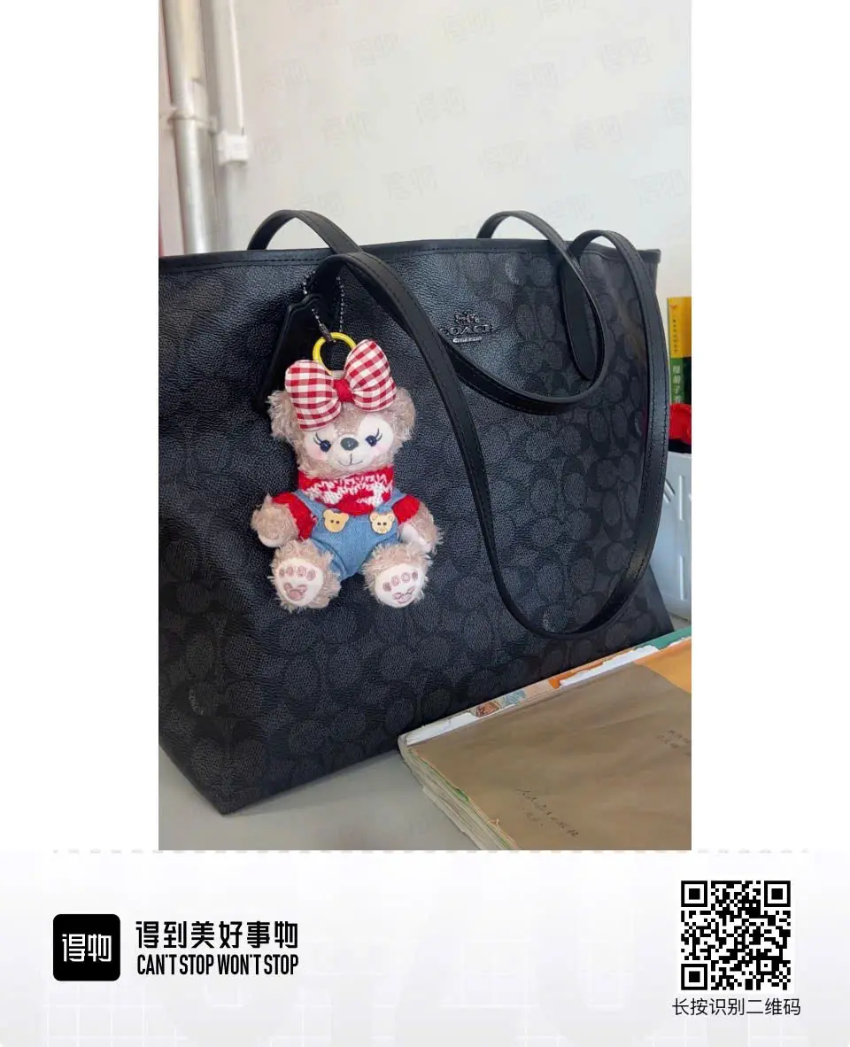 Túi Coach Classic Logo FIONA Zip Tote Bag CW396-SVNI - Ảnh 6