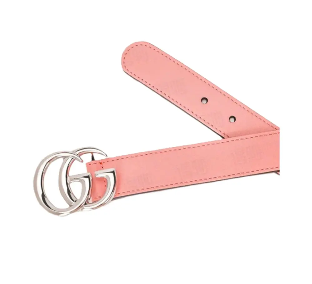 Alternative view of Thắt lưng GUCCI Double G Belt 'Light Pink' 432707-1OY0N-5724