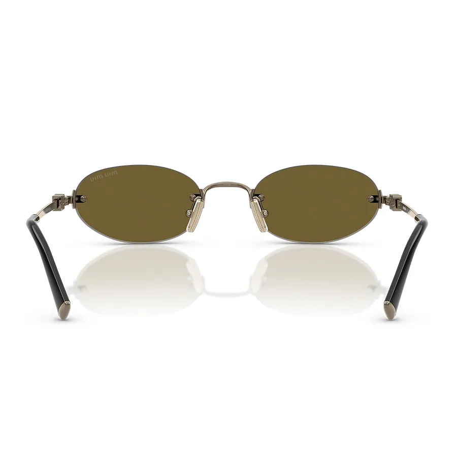 Kính Miu Miu Sunglasses 'Dark Green Gold' 0MU-A54S-26C09Z - Ảnh 5