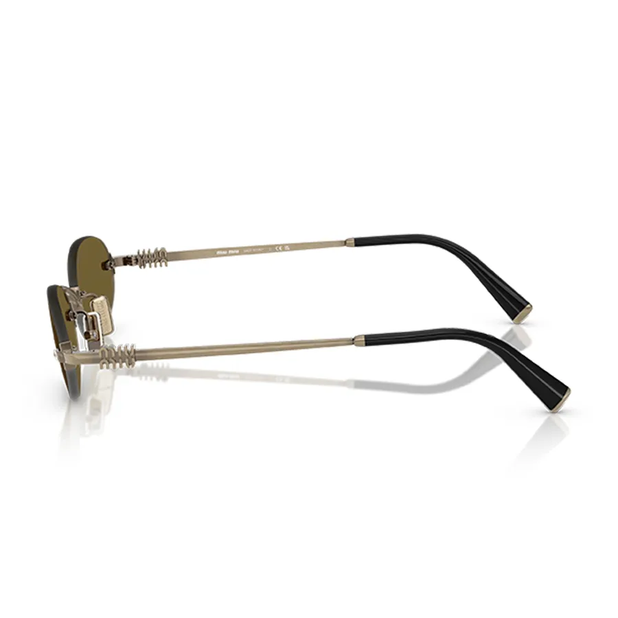 Alternative view of Kính Miu Miu Sunglasses 'Dark Green Gold' 0MU-A54S-26C09Z