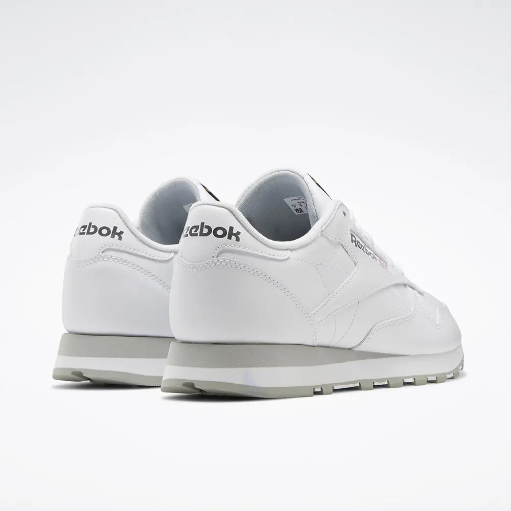 Giày Reebok Classic Leather 'White Grey' 100008789 - Ảnh 7