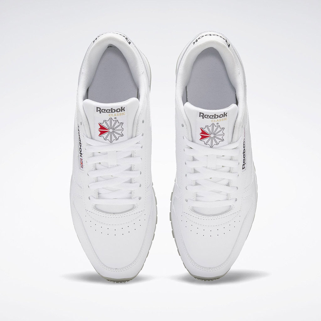 Alternative view of Giày Reebok Classic Leather 'White Grey' 100008789