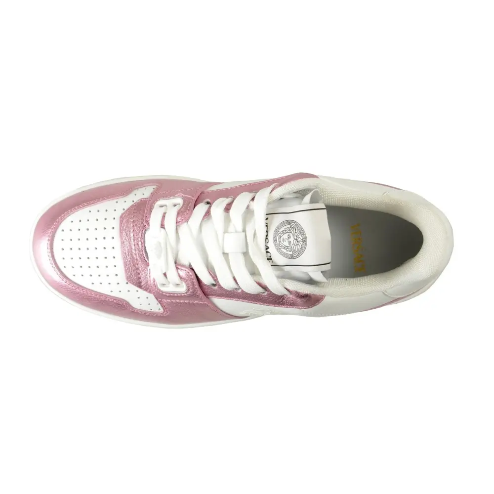 Giày Versace Medusa Low 'White Pink' 1014316-1A13157-2W310 - Ảnh 4