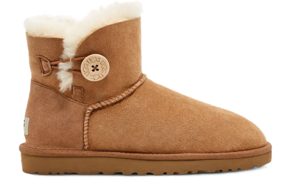 Giày UGG Mini Bailey Button II Boot ‘Chestnut’ 1016422-CHE
