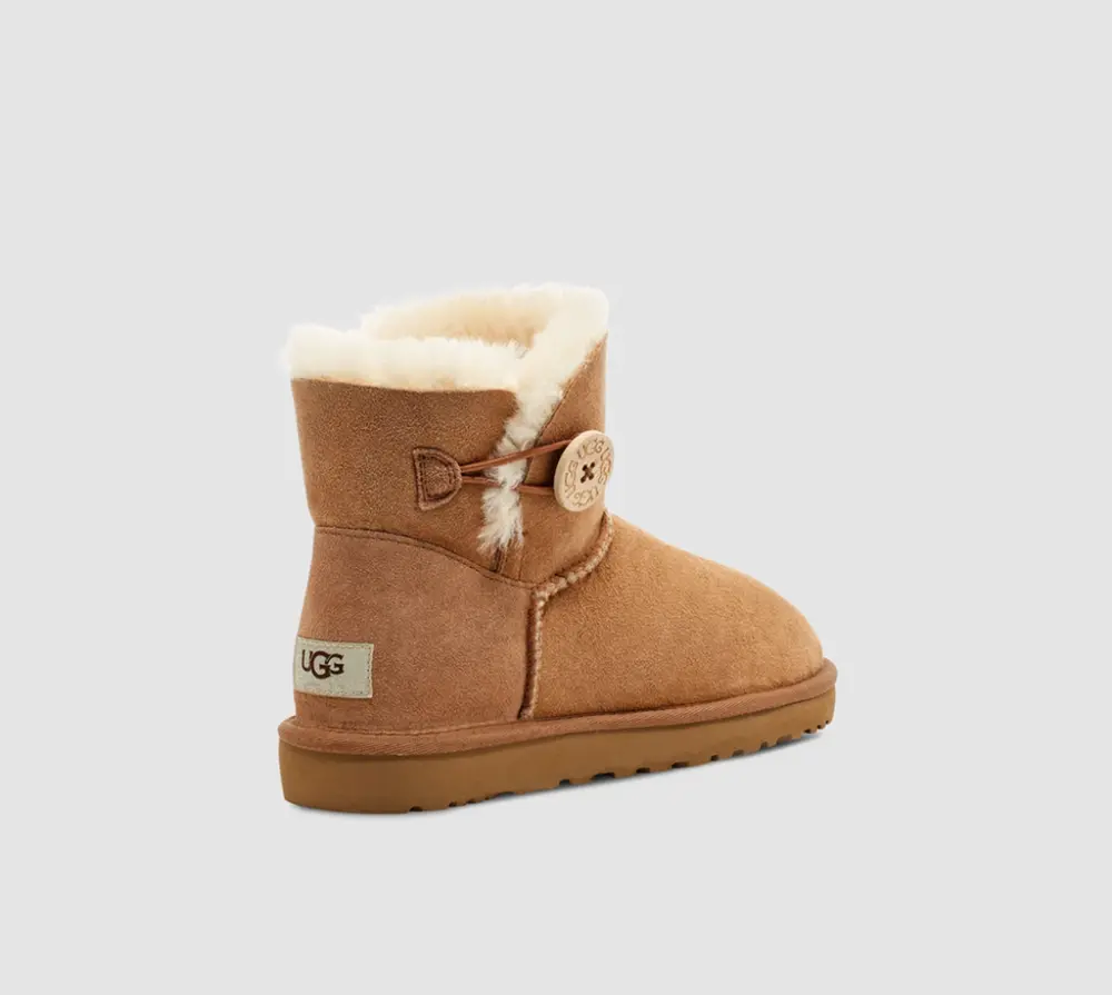 Alternative view of Giày UGG Mini Bailey Button II Boot ‘Chestnut’ 1016422-CHE