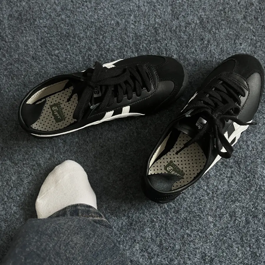 Giày Onitsuka Tiger Mexico 66 ‘Black White’ 1183C102-001 - Ảnh 5