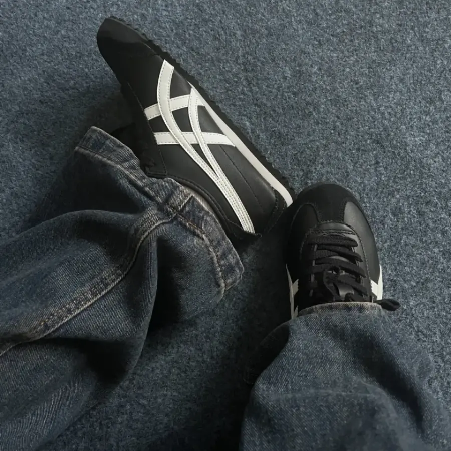 Giày Onitsuka Tiger Mexico 66 ‘Black White’ 1183C102-001 - Ảnh 3