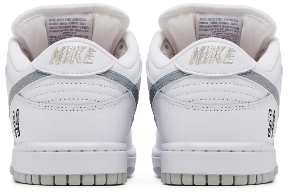 Giày Nike SB Dunk Low 'White' HQ8487-100 - Ảnh 3