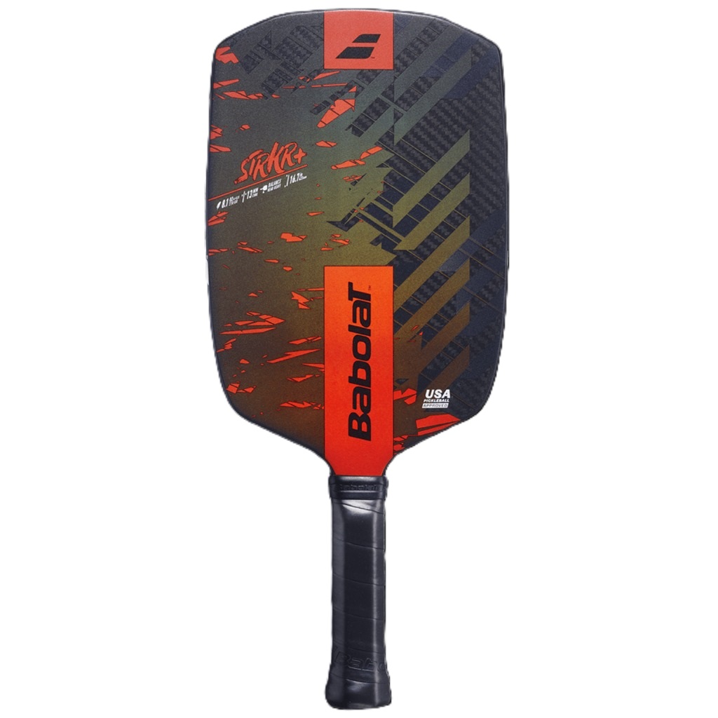 Vợt Pickleball Babolat STRKR+ 2025 13mm ‘Black Red’