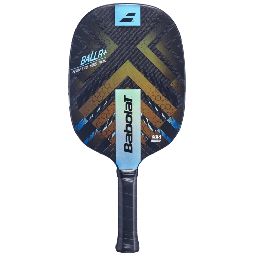 Vợt Pickleball Babolat BALLR+ 2025 16mm ‘Black Blue’ - Ảnh 4