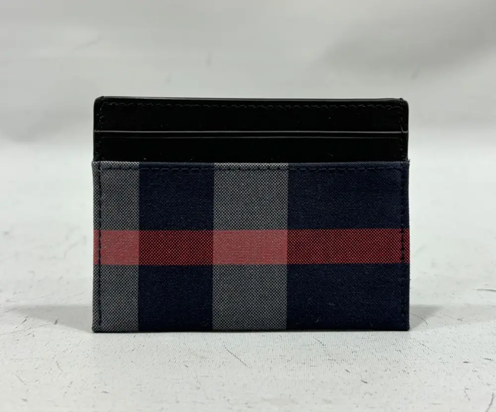 Ví Burberry MS Sandon CHK 'Navy Grey' 80840661 - Ảnh 3