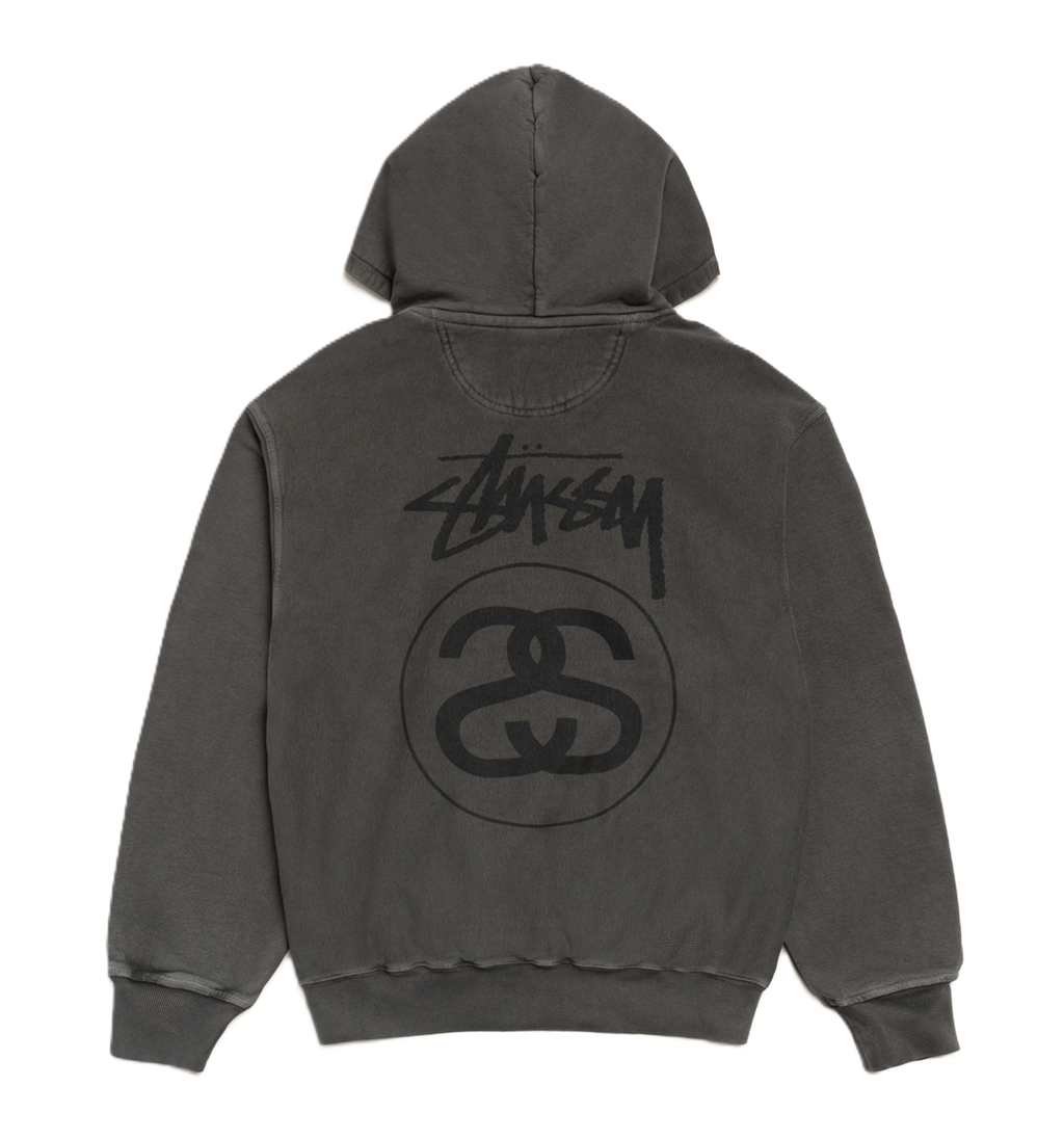 Alternative view of Áo Stussy Stock Link Hoodie 'Grey'