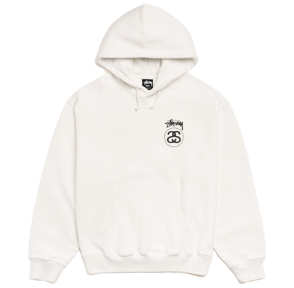 Áo Stussy Stock Link Hoodie 'White'