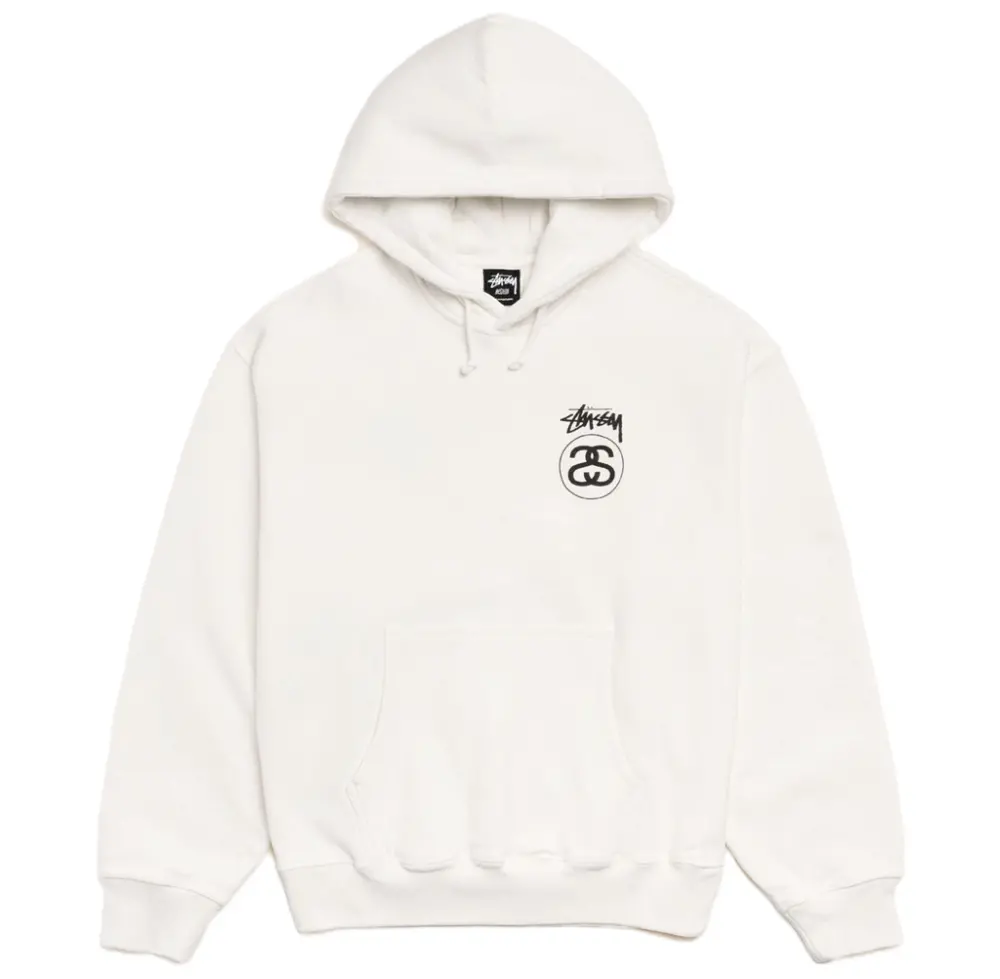 Áo Stussy Stock Link Hoodie 'White'