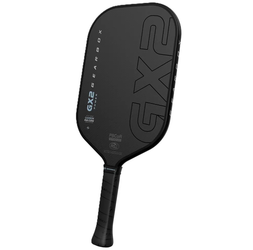 Vợt Pickleball Gearbox GX2 Power Elongated 16mm ‘Black’ - Ảnh 4