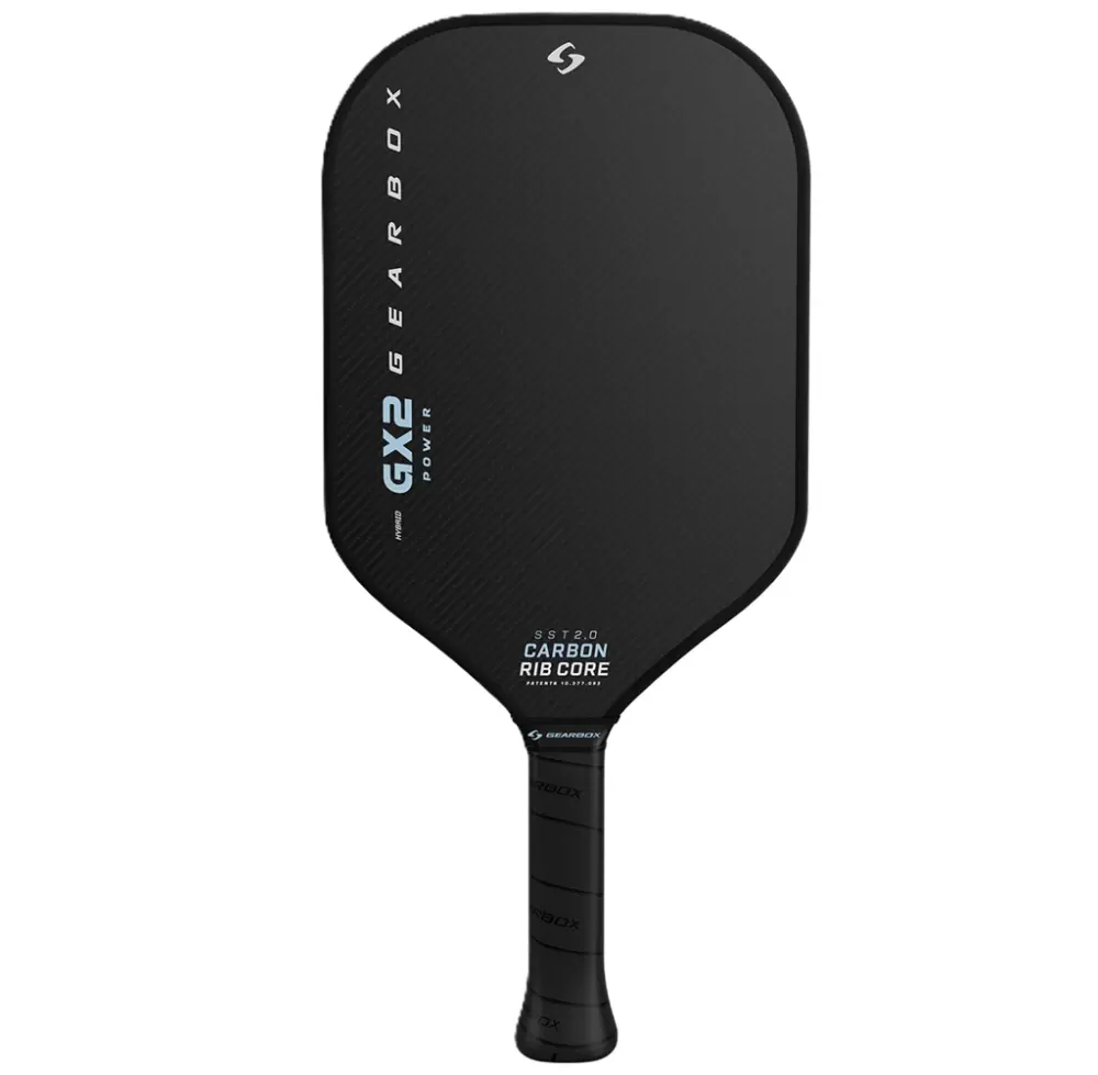 Vợt Pickleball Gearbox GX2 Power Hybrid 16mm ‘Black’