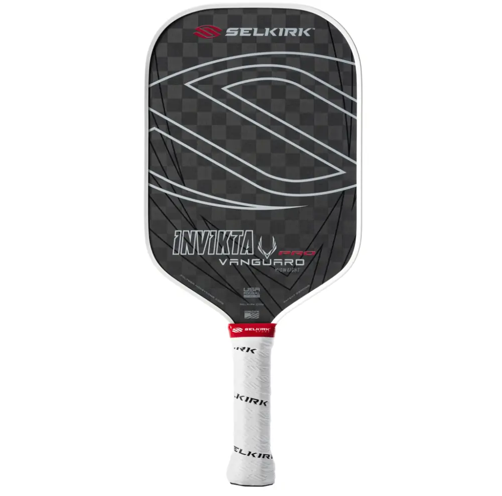 Vợt Pickleball Selkirk Vanguard Pro Invikta Raw Carbon ‘Black White’