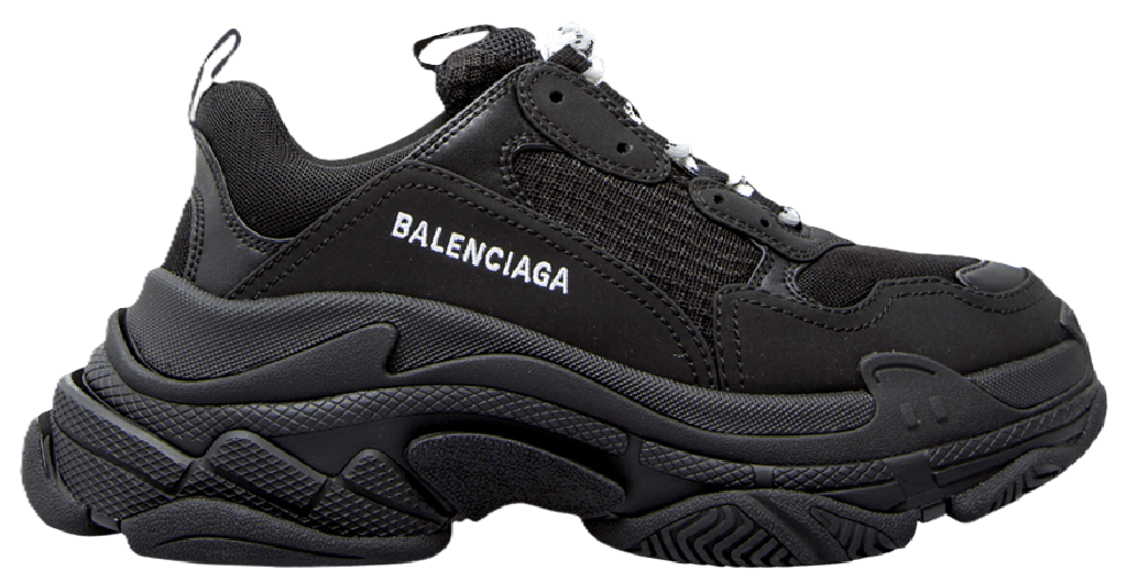 Giày Balenciaga Triple S Sneaker 'Black' 524036-W2CA1-1000