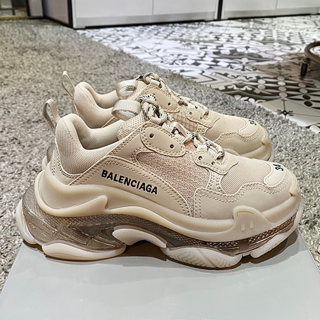 Alternative view of Giày Balenciaga Triple S Sneaker Clear Sole 'Beige' 544351-W2GA1-9002