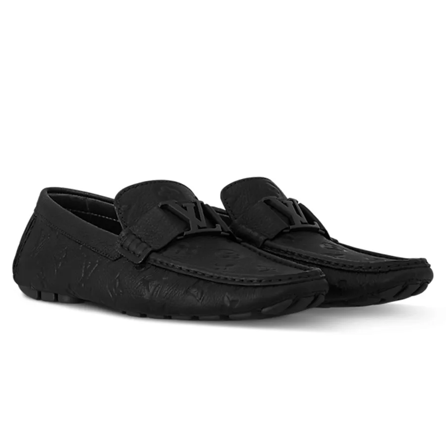Alternative view of Giày Louis Vuitton Monte Carlo Moccasin 'Black' 1ADB16