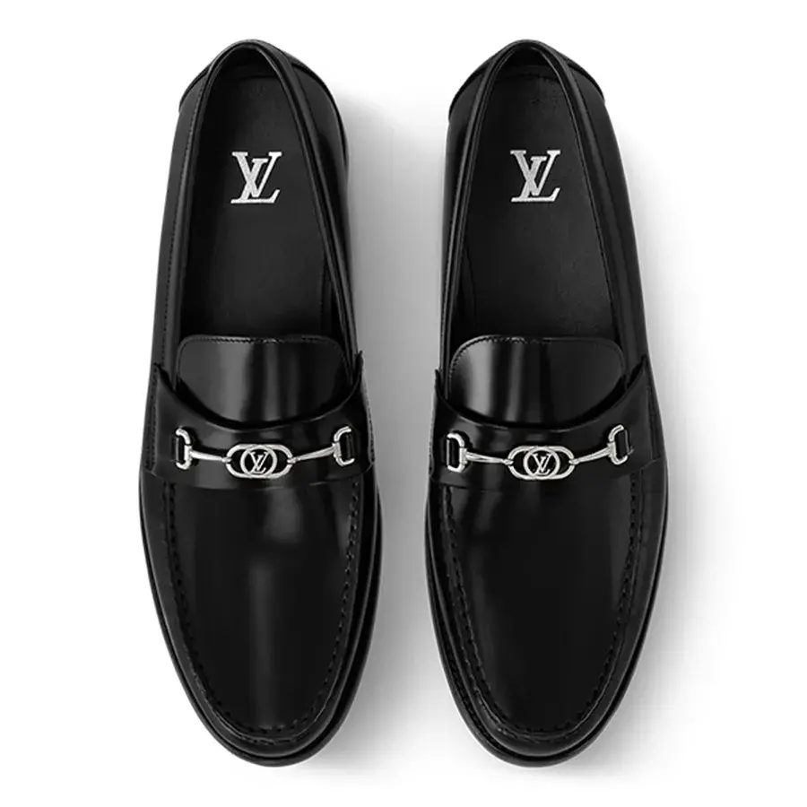 Giày Louis Vuitton LV Major Loafers 'Black' 1ADEK0 - Ảnh 2