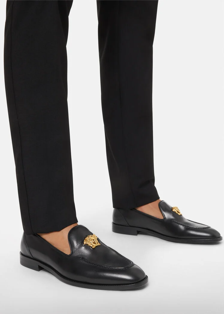 Alternative view of Giày Versace La Medusa Loafers 'Black' 1003794-1A00693-1B00V