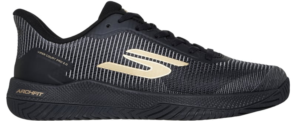 Giày Skechers Viper Court Pro 2.0 ‘Black Gold’ 246109C-BKGD