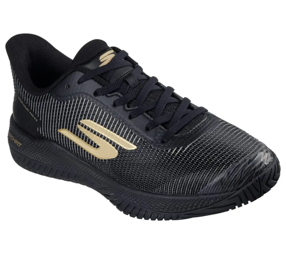 Giày Skechers Viper Court Pro 2.0 ‘Black Gold’ 246109C-BKGD - Ảnh 6