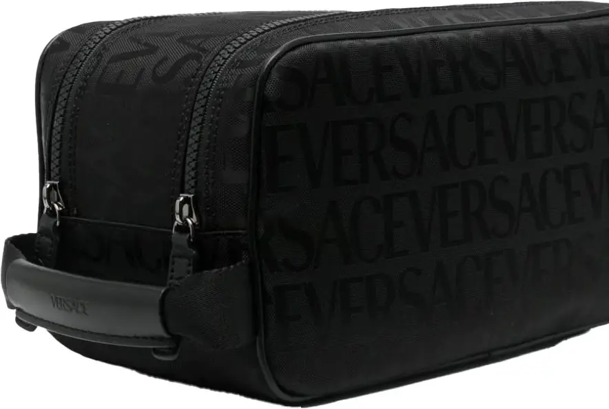 Túi Versace Over Nylon Wash Bag 'Black' 1009915-1A07040-1B00E - Ảnh 3