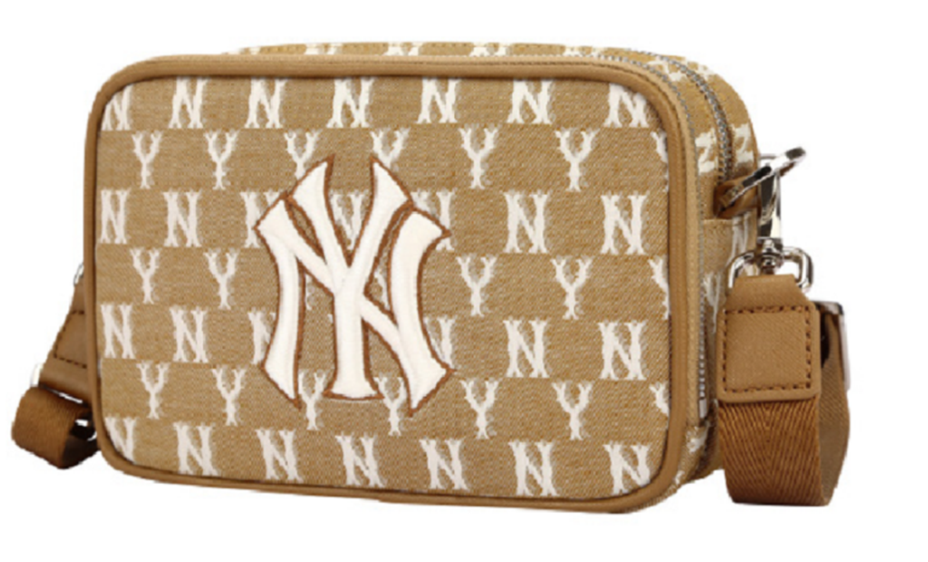 Túi MLB Jacquard Monogram Mini Cross Bag New York Yankees 32BGDM111-50B