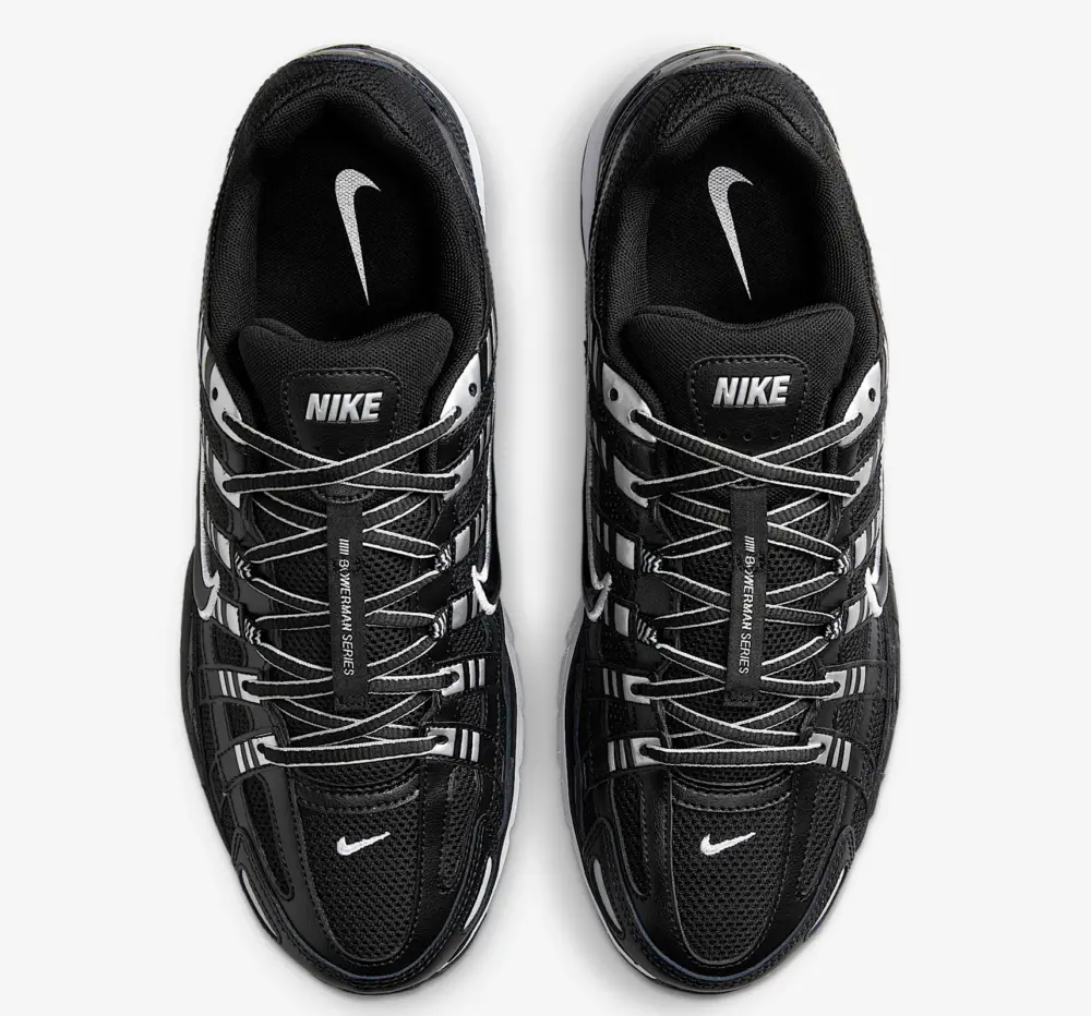 Giày Nike P-6000 ‘Black White Metallic Silver’ CD6404-026 - Ảnh 3