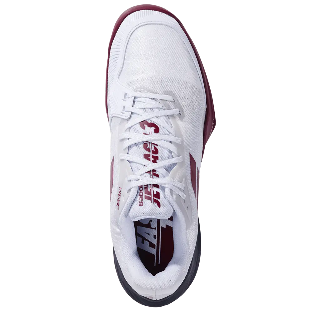 Giày Babolat Jet Mach 3 All Court ‘White Red’ 30F25629CNO - Ảnh 5