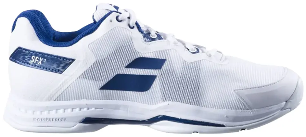 Giày Babolat SFX 3 AC Shoes ‘White Navy’ 30S23529-1075