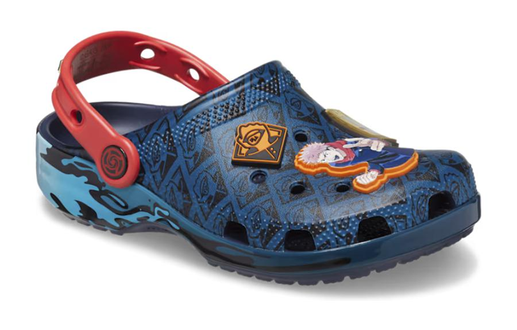 Alternative view of Dép Crocs Jujutsu Kaisen Classic Clogs 'Blue Red' 208807-410