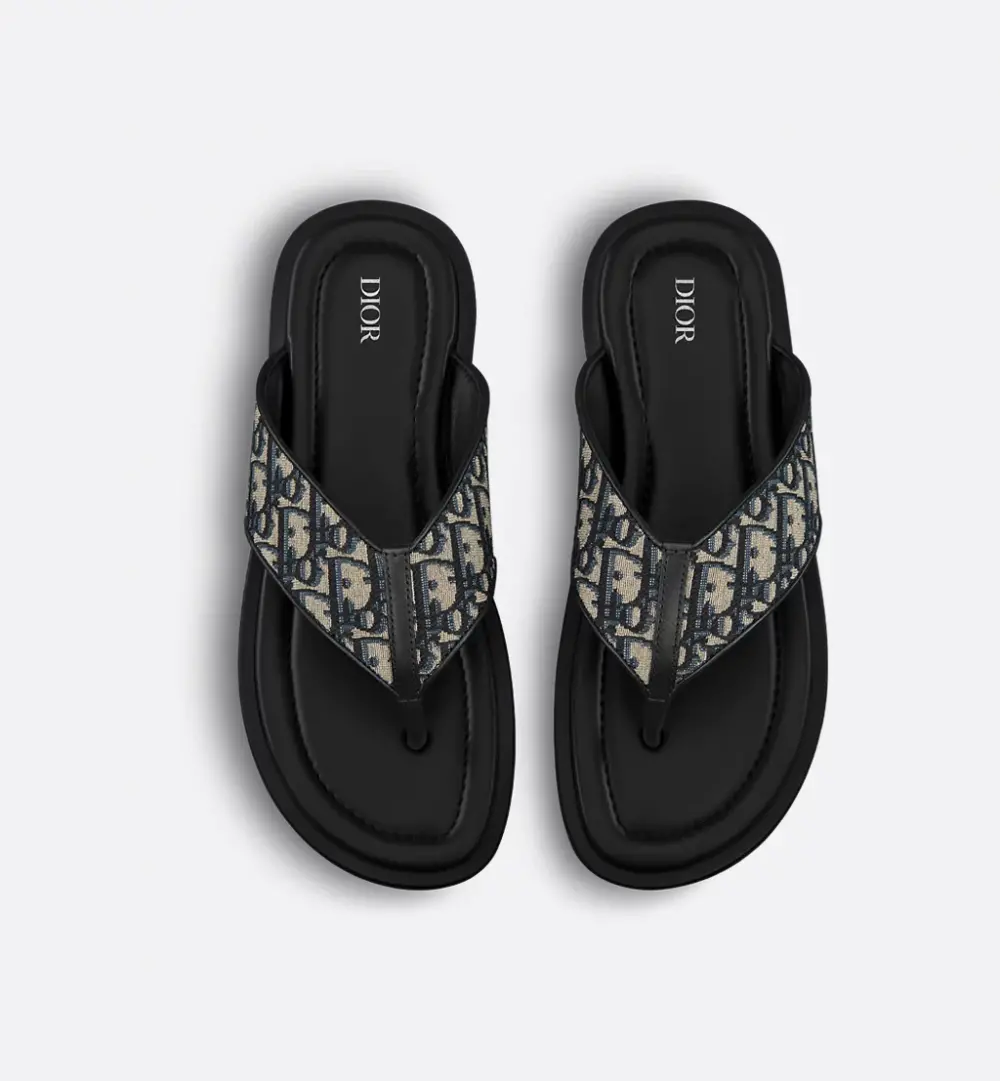 Dép Dior Alias Thong Sandal 'Black' 3SA161ZSA-H961 - Ảnh 5