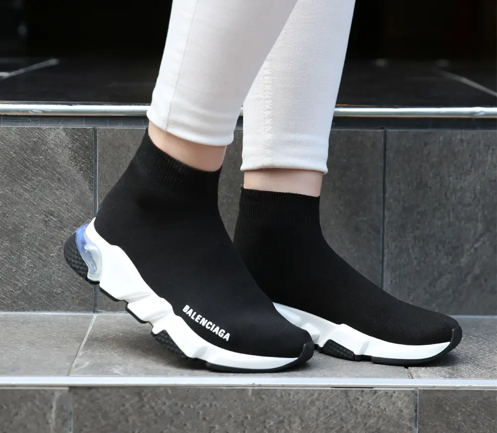 Giày Balenciaga Speed Trainer 'Clearsole - Black Clear' 607543-W05GG-1010 - Ảnh 3