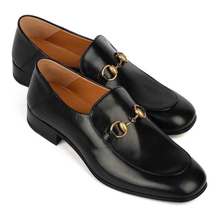Giày Gucci Horsebit Slip On Leather Loafer 'Black' 571050-0G0V0-1000 - Ảnh 4