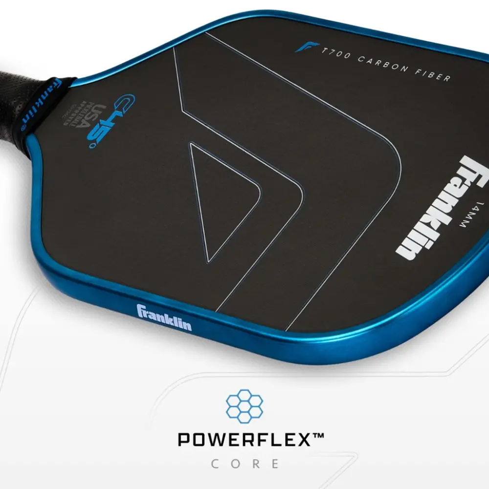 Vợt Pickleball Franklin C45° Carbon Fiber Paddle ‘Blue’ - Ảnh 3