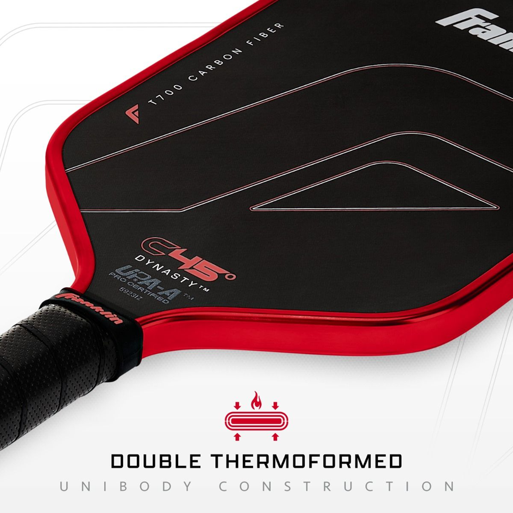 Vợt Pickleball Franklin C45° Carbon Fiber Paddle ‘Red’ - Ảnh 4