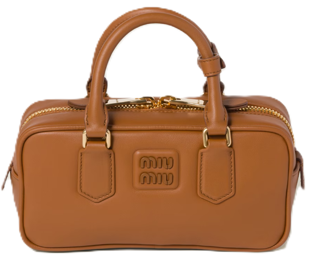 Túi Nữ Miu Miu Arcadie Leather Bag 'Brown' 5BB142-ACR3-F0046-V-OON