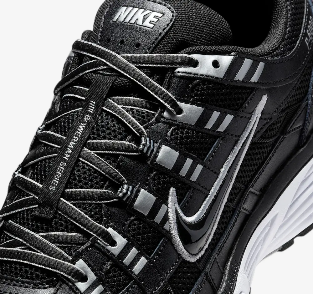Giày Nike P-6000 ‘Black White Metallic Silver’ CD6404-026 - Ảnh 6