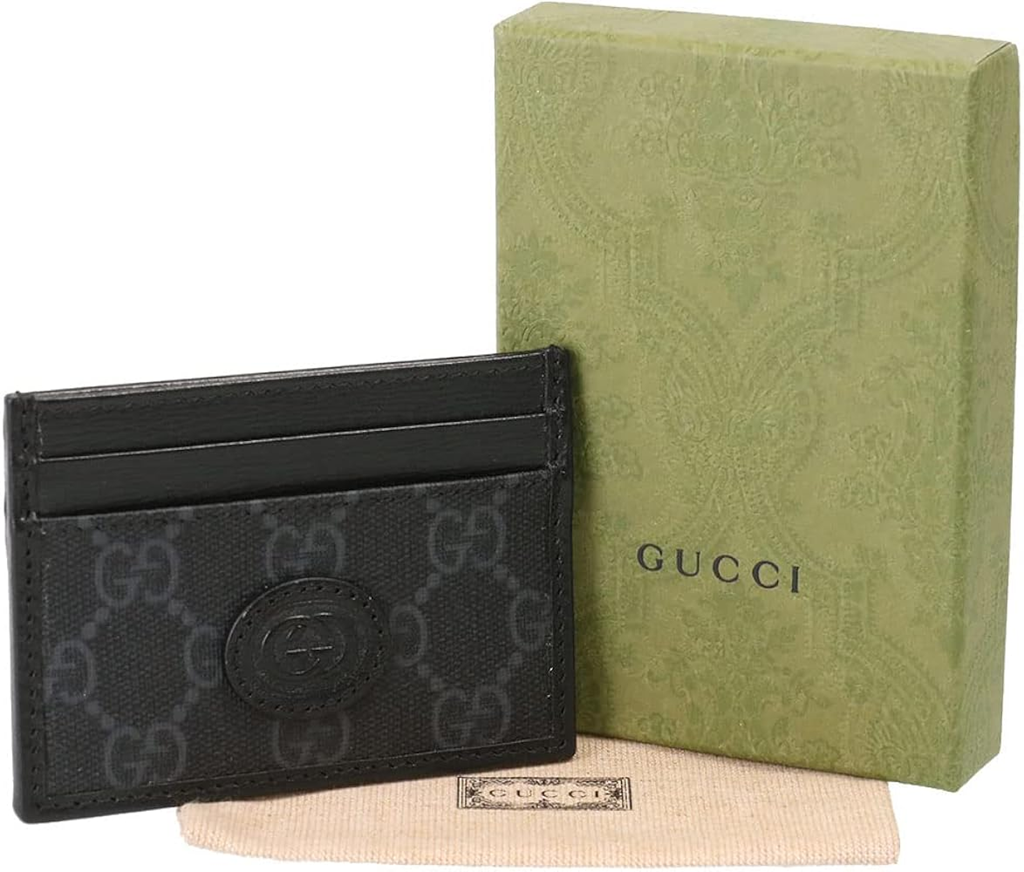 Alternative view of Ví Gucci Card Case Interlocking G ‘Black’ 673002-92TCN-1000