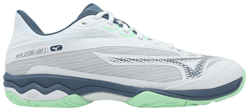 Giày Mizuno Wave Exceed Light 2 AC ‘White Vintage Indigo Mint’ 61GA231837