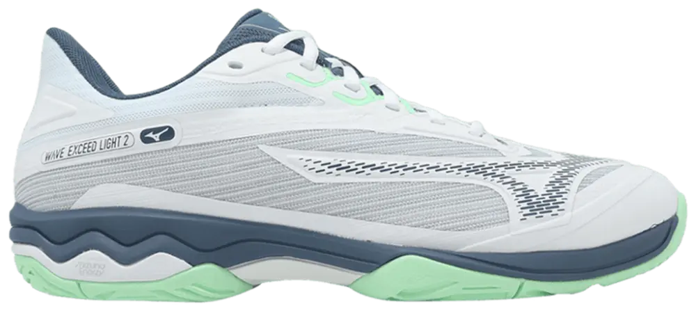 Giày Mizuno Wave Exceed Light 2 AC ‘White Vintage Indigo Mint’ 61GA231837