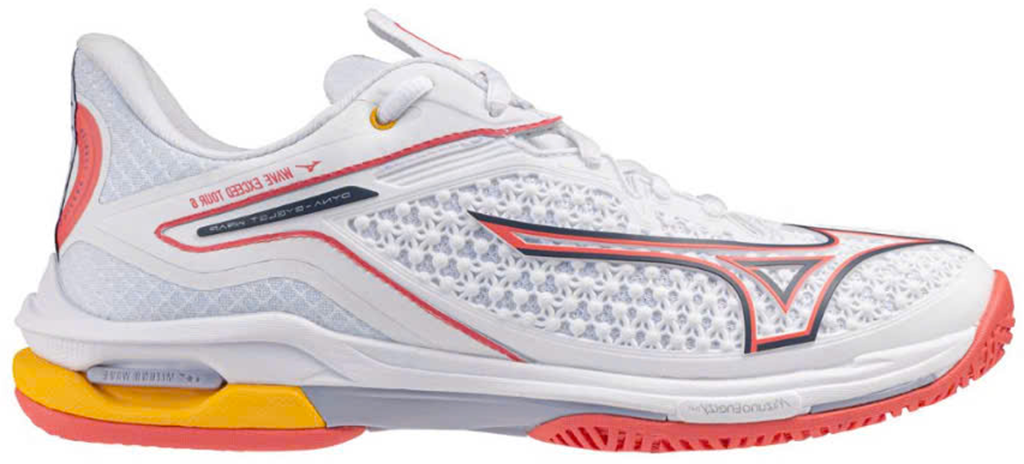 Giày Mizuno Wave Exceed Tour 6 AC ‘White Red’ 61GA247174
