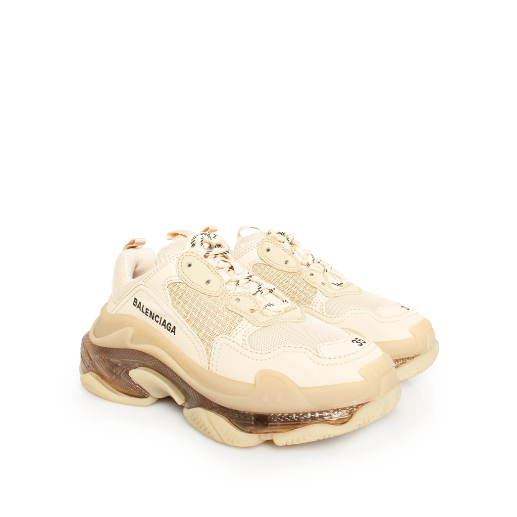 Giày Balenciaga Triple S Clear Sole 'Beige' 544351W2GA19710 - Ảnh 3
