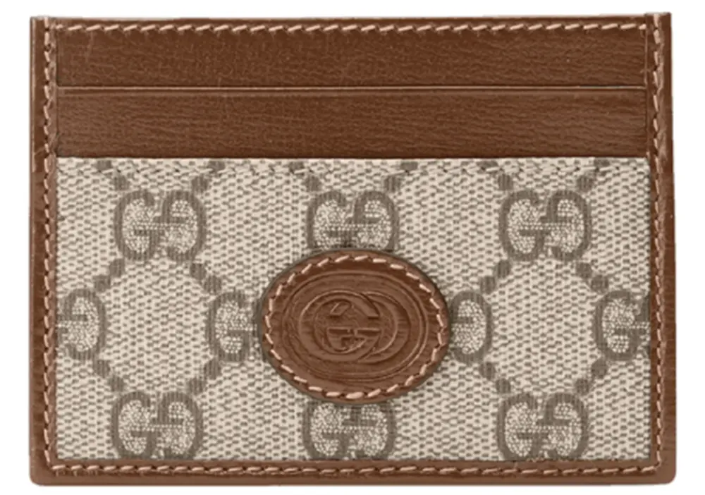 Ví Gucci Card Case Interlocking G ‘Beige’ 673002-92TCG-8563