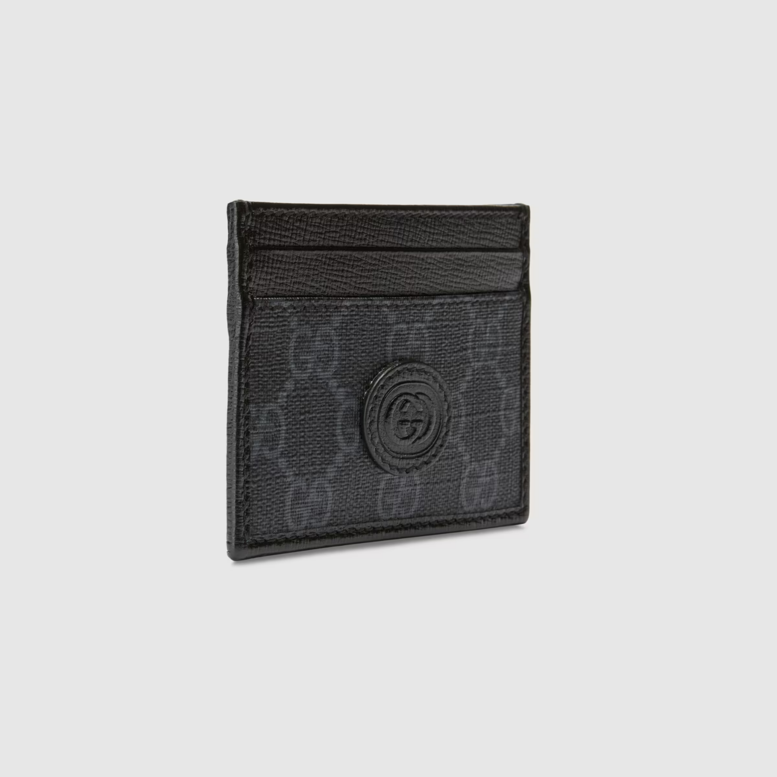 Alternative view of Ví Gucci Card Case Interlocking G ‘Black’ 673002-92TCN-1000