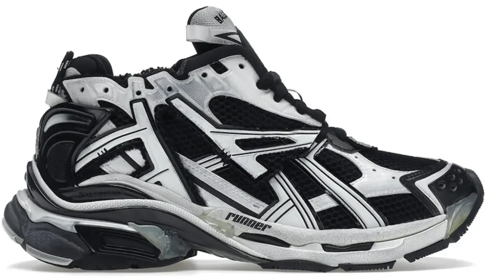 Giày Balenciaga Runner Trainers 'White' 677403W3RB29010