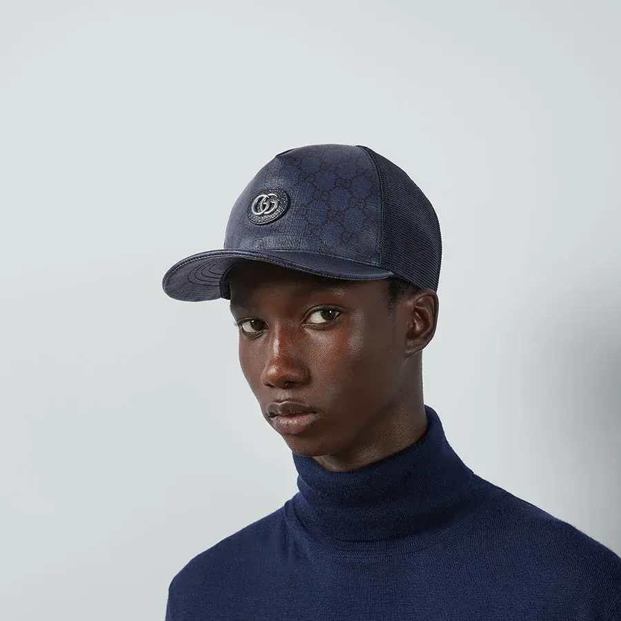 Alternative view of Mũ Gucci GG Supreme Baseball Hat 'Navy'